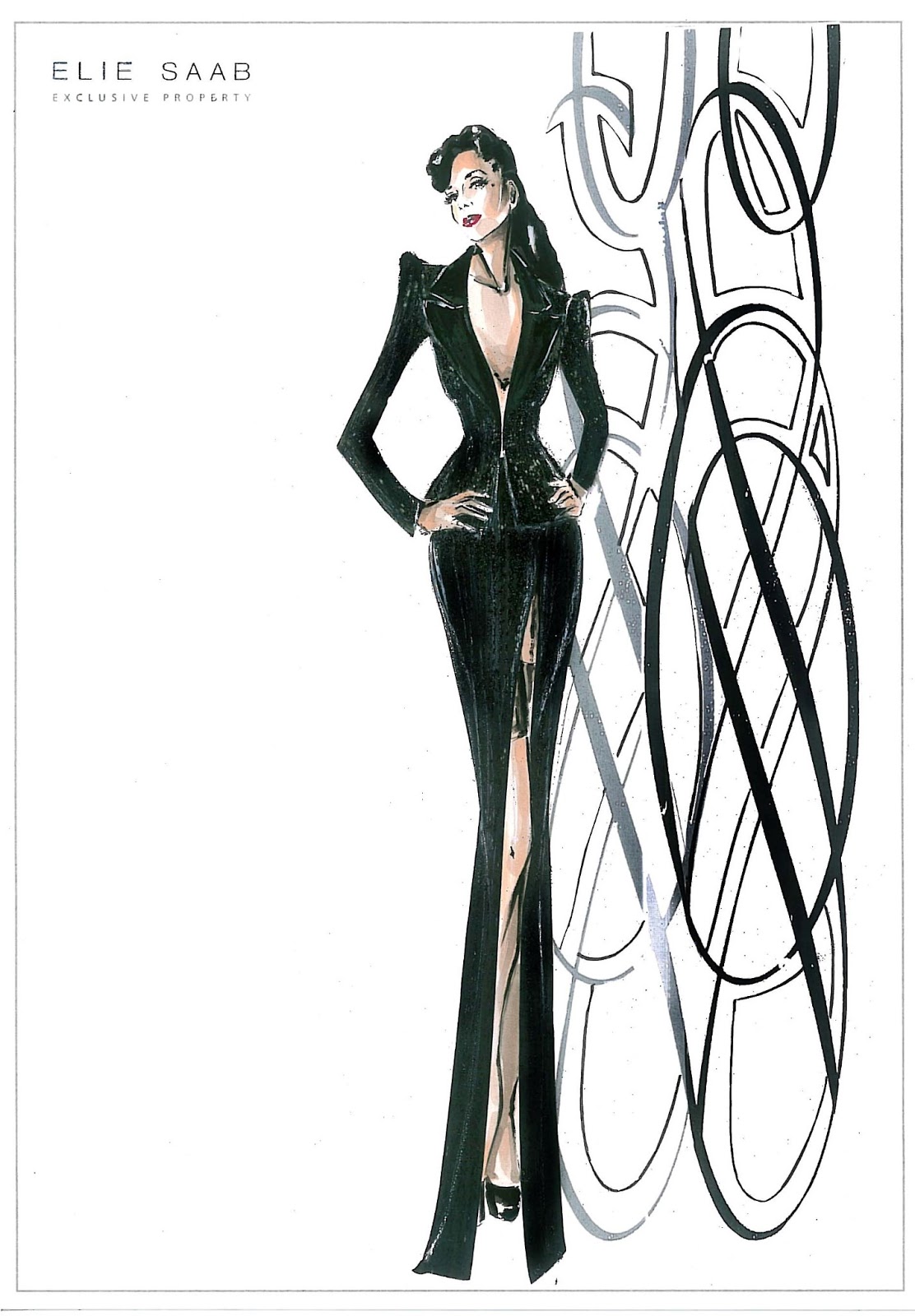 Elie clearance saab sketches